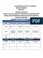 Programa de SST Año 2018 REV-0