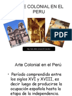 Arte Colonial en El Peru