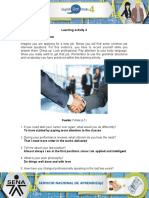 Learning Activity 4 Evidence: Job Interview: Fuente: Fotolia (S.F.)