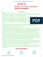 Acrux, Boletín Astrológico y de Ciencias Antiguas. Las Casas Astrológicas