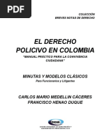 El Derecho Policivo en Colombia