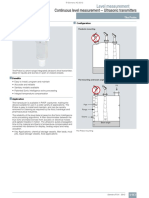 Continuous Level Measurement - Ultrasonic Transmitters