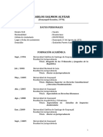 Carlos Salmon Alvear: Datos Personales