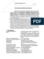 Informe Tecnico de Adicional de Obra