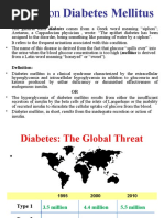 Diabetes Mellitus: Definition