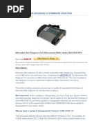 Mercedes Star Diagnose C4 Firmware Updating