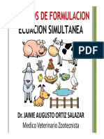 Ecuacion Simultanea - Balanceo