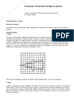 Geometria Da Transformação Homotetia de Figuras Planas