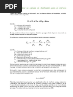 Ejemplo de Dosificación