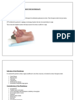 Procedure On Chest Physiotherapy