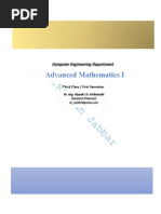 Advanced Math - I - 3 PDF