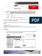 Sharp Copier Google Cloud Print Setup Instructions