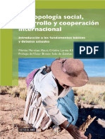 Antropología Social, Desarrollo y Cooperación Internacional (Mónica Martínez Mauri, Cristina Larrea Killinger)