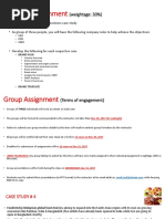 Group Assignment: (Weightage: 30%)