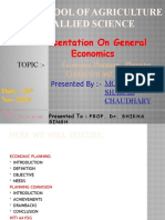 Presentation On General Economics: Doon School of Agriculture and Allied Science