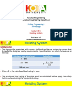 Faculty of Engineering Petroleum Engineering Department: Drilling Engineering I Third Stage