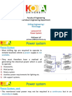 Faculty of Engineering Petroleum Engineering Department: Drilling Engineering I Third Stage