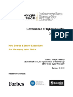 Governance of Cybersecurity: 2015 Report: How Boards & Senior Executives Are Managing Cyber Risks