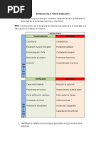 Evidencia No. 3 Informe Ejecutivo