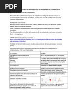 Pasó 9.bosquejo Histórico de Mercadotecnia de La Compañía VS La Competencia