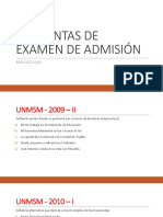 Preguntas de Examen de Admisión: Mayúsculas