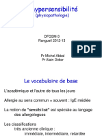 Hypersensibilite DFGSM-3 2012 2013 PDF