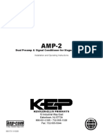 Dual Preamp & Signal Conditioner For Magnetic Pickups: Installation and Operating Instructions