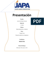 Trabajo Final de Emprendedurismo y Empresa