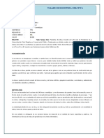 Ficha Taller Escritura Creativa PDF