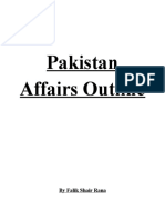 Pak. Affiars Outline