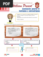 CL - P - 5to Grado - S3 - Acentuacion General - Esdrújulas y Sobresdrújulas PDF