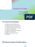 Health System in India