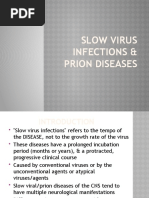 Slow Virus Infections & Prion Diseases