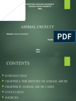 Animal Cruelty - Powerpoint Presentation