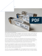 SFP Transceivers Explained