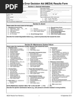 Maintenance Error Decision Aid (MEDA) Results Form: Section I - General Information