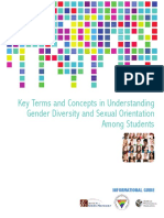 Key Terms and Concepts in Understanding Gender Diversity and Sexual Orientation Among Students