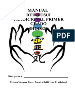 REIKI USUI TRADICIONAL PRIMER GRADO SHODEN Maestro Yeisson Vásquez