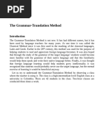 The Grammar-Translation Method