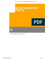 HANDBOOK Komatsu PDF