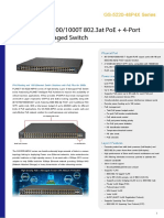 L3 48-Port 10/100/1000T 802.3at Poe + 4-Port 10G SFP+ Managed Switch