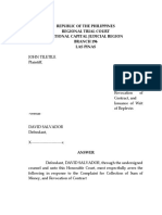 Republic of The Philippines Regional Trial Court National Capital Judicial Region Branch 196 Las Pinas