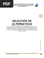 SELECCIÓN DE ALTERNATIVAS 28 Oct