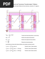 3b-Mathcad - Resolución Trafos Trifásicos PDF