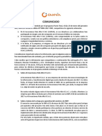 Comunicado Oficial de CANVIA - AI INVERSIONES PALO ALTO II SAC PDF