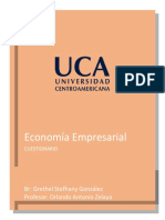 Cuestionario. Economia Empresarial