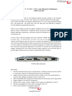 P - 6 7 0 0 - 1 6 E 1 Over Ethernet Multiplexer (TDM Over IP)