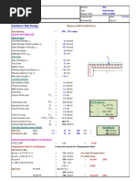 Cantilever Slab Design: (Based On BS8110:2000-Part1)