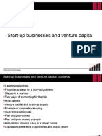 Start-Up Businesses and Venture Capital: Corporate Financial Strategy