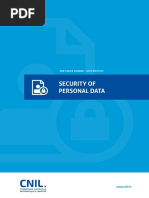 Security of Personal Data: The Cnil'S Guides - 2018 Edition